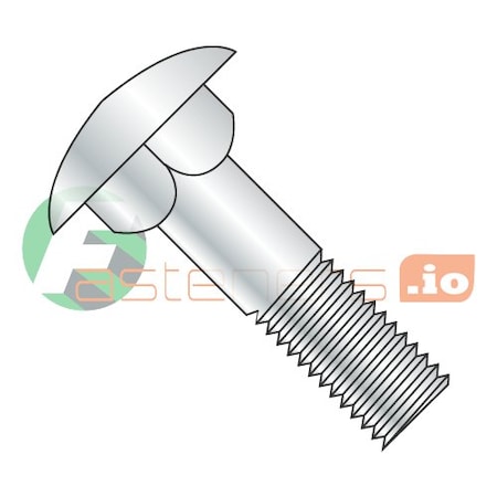5/16-18 x 9 1/2" Carriage Bolts/Partial Thread/Steel/Zinc/Partially Threaded / 6" of Thread (Quantity: 100 pcs)